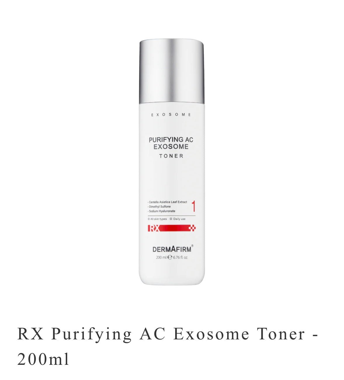 RX Purifying AC Exosome Toner - Dermafirm Canada