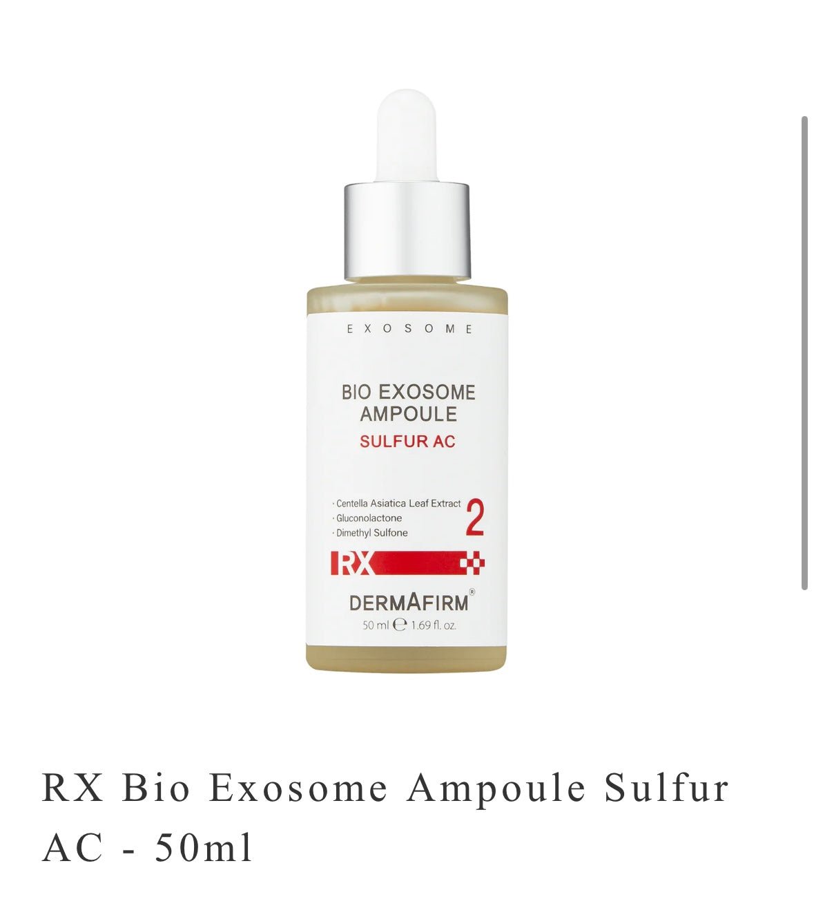 RX Sulfur AC Bio Exosome Ampoule - Dermafirm Canada